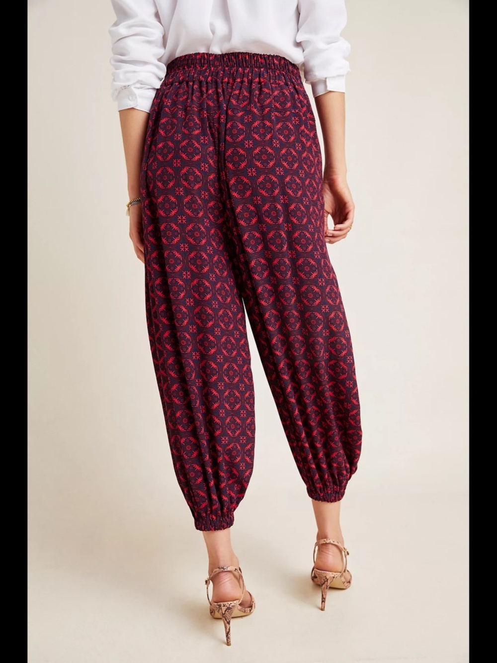 Anthropologie Printed Harem Pants - Picture 3 of 16